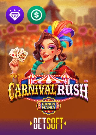 Carnival Rush slot game by Betsoft